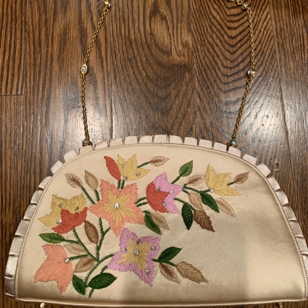 Judith Leiber clutch with chain